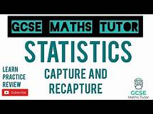 Video thumbnail for Capture and Recapture | Grade 6+ Series | GCSE Maths Tutor