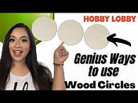 Video thumbnail for Genius ways to use wood circle | Home Decorating Ideas