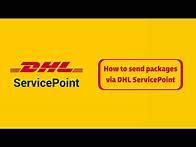 Video thumbnail for How to send packages via DHL ServicePoint