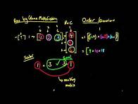 Video thumbnail for Matrix Multiplication (Row by Column)