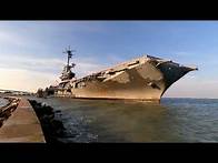 Video thumbnail for USS Lexington museum North Beach Corpus Christi tx, August 2024