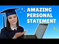 Video thumbnail for How to Write an Amazing Personal Statement for Graduate School!