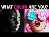Video thumbnail for WHAT COLOR ARE YOU? Magic Quiz - Pick One Personality Test