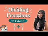 Video thumbnail for HOW TO DIVIDE FRACTIONS //Keep, Change, Flip