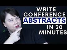 Video thumbnail for How to Write A Conference Abstract in 30 minutes that gets accepted in the sciences ft. Lishu in Dev