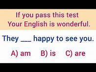Video thumbnail for English Grammar Quiz A1 to C2 | Test Your Level with 30 Questions| Beginner to Proficient!
