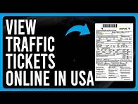 Video thumbnail for How To View Traffic Tickets Online in USA(Tutorial to View Traffic Tickets Online)