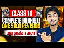 Video thumbnail for LIVE CLASS 11TH | HORNBILL FULL BOOK REVISION | ALL CHAPTERS /POEMS/LONG/SHORT ANSWERS/SUMMARY