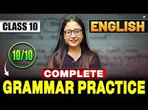 Video thumbnail for Class 10 English | Complete Grammar PYQs + Error Correction + Gap Filling | Nikita Singh Boards 2025