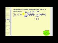 Video thumbnail for Power Series - Part 1 (radius and interval of convergence)