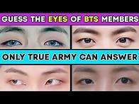 Video thumbnail for ARE YOU REAL ARMY ? BTS QUIZ || guess BTS members by their eyes || BTS quiz || @btsmerchcollection