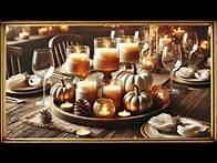 Video thumbnail for Happy Thanksgiving | Golden Harvest Glow | Cozy Autumn Vibes | 4K Frame TV Art Autumn Fall | 2 Hours