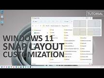 Video thumbnail for How to Customize Snap Layouts in Windows 11?