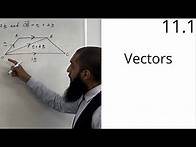 Video thumbnail for Edexcel AS Level Maths: 11.1 Vectors