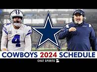 Video thumbnail for Dallas Cowboys 2024 NFL Schedule, Opponents And Instant Analysis