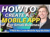 Video thumbnail for How To Make A FREE Mobile App for Business (Quick & Easy!) | Jotform Tutorial
