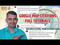 Video thumbnail for Google Map Citation Tutorial for GMB and Local SEO | Creating Multiple Layers, Points and Directions