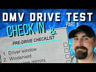 Video thumbnail for DMV Drive Test Part 1 -Checking in & Pre-Drive checklist