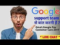 Video thumbnail for How to contact google to recover gmail account | Google support Team se live chat kaise kare !