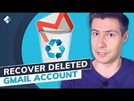 Video thumbnail for How to Recover Deleted Gmail Account? Gmail Account Recovery