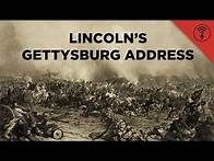 Video thumbnail for Lincoln's Gettysburg Address (November 19) | This Day in History #33