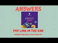 Video thumbnail for Cambridge Secondary for Grade 8 Learner Book Answers