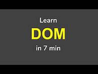 Video thumbnail for What is DOM | Document Object Model | Beginner Tutorial