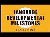 Video thumbnail for Language Developmental Milestones | Birth to 5 years | Speech Delay | Anitha V Gupta