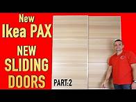 Video thumbnail for New Ikea PAX Wardrobe with sliding doors Tutorial Part:2
