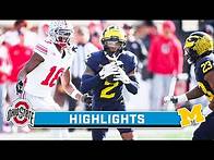 Video thumbnail for Ohio State at Michigan | Highlights | Big Ten Football | Nov. 25, 2023