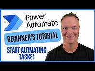 Video thumbnail for Microsoft Power Automate for Beginners: Start Automating Today!