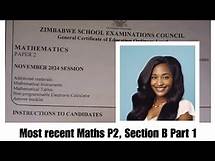 Video thumbnail for Zimsec November 2024, Maths Paper 2, Section B solutions, #6 to #9