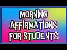 Video thumbnail for 26 Morning Positive Affirmations For Students | #affirmations #positiveaffirmations #motivation