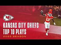 Video thumbnail for Top 10 Kansas City Chiefs plays | 2023 NFL Season