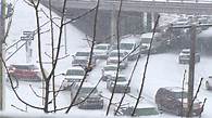 Video thumbnail for Live Traffic Updates: Overnight snowfall causes hazardous roadways