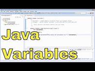 Video thumbnail for 12 - Declaring and Using Integer Variables in Java