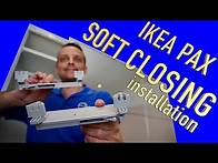 Video thumbnail for Soft closing device installation for Ikea Pax sliding doors