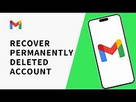 Video thumbnail for Can We Recover Permanently Deleted Gmail Account