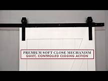 Video thumbnail for Lowe's ReliaBilt Soft Close Barn Door