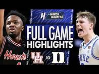 Video thumbnail for Houston vs Duke GAME Highlights - Final Four | April 5, 2025 NCAA March Madness