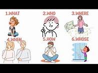 Video thumbnail for WH Questions and Answers to Practice English Communication | Easy English Learning | WH questions