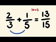 Video thumbnail for Add ANY Fractions Instantly! Fast math trick!