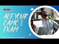 Video thumbnail for CAMC 1 exam | Pass on your first attempt | Exam for doctors in the Caribbean