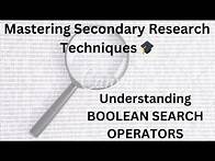 Video thumbnail for Mastering Secondary Research Techniques 🎓