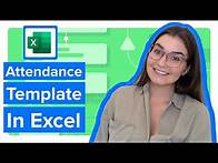 Video thumbnail for Attendance template Excel (Automate student attendance tracking)