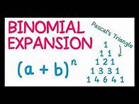 Video thumbnail for Binomial Expansion