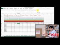 Video thumbnail for Excel for Teachers: Student Progress Tracker Part 1 of 3 - Convert Grades to Numbers Using VLOOKUP