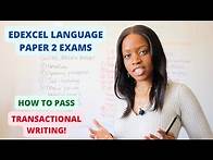 Video thumbnail for How To Write The Perfect 'Transactional Writing' Essay For EDEXCEL GCSE English Language Paper 2!