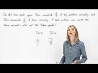 Video thumbnail for Fraction Word Problems | MathHelp.com