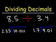 Video thumbnail for Dividing Decimals - Not So Easy!